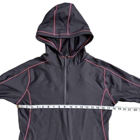 RBX Performance Gray & Pink Activewear Long Sleeve Hoodie Pullover Size Medium - Picture 8 of 12